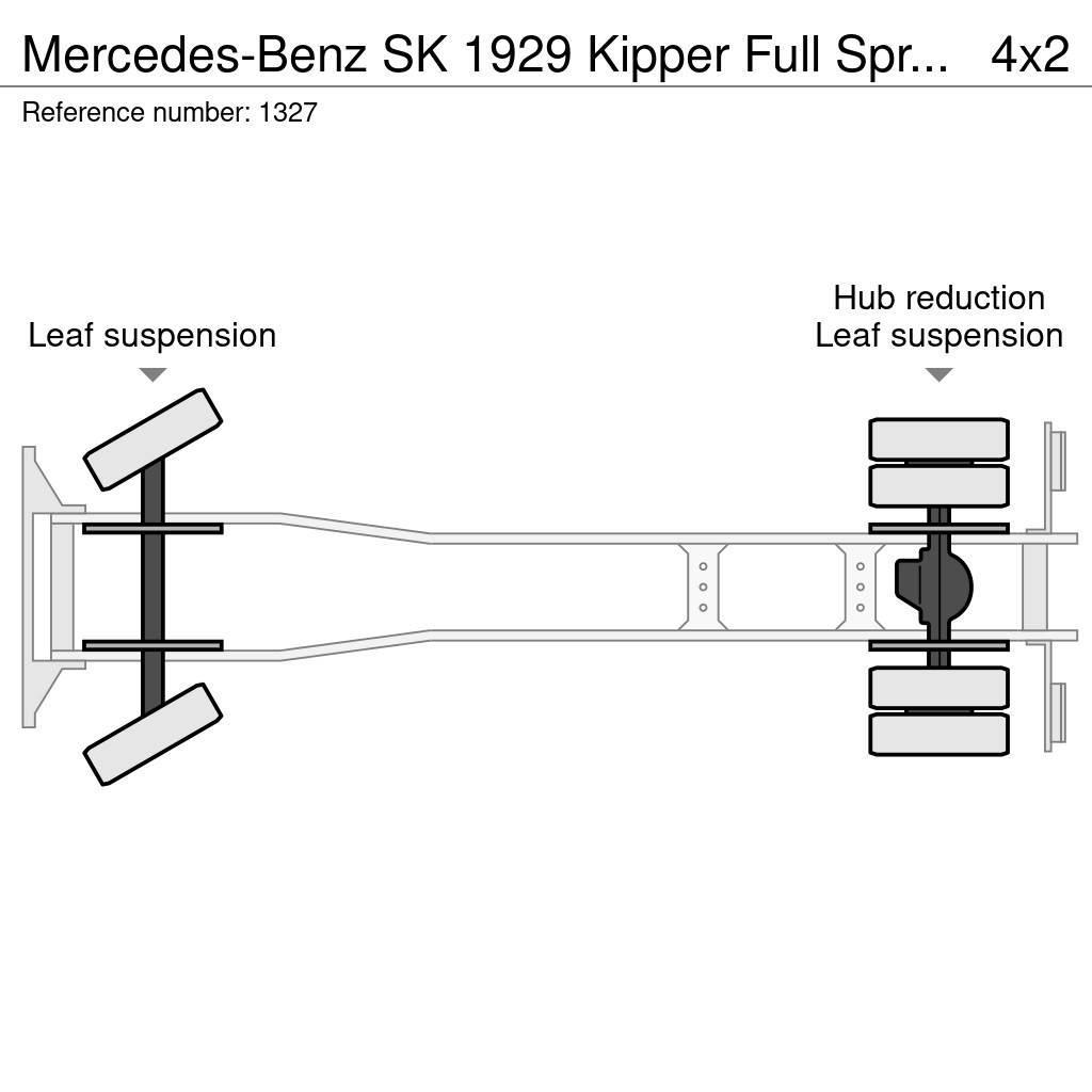Mercedes-Benz SK 1929 Kipper Full Spring V8 Big Axle Good Condit Kiper kamioni