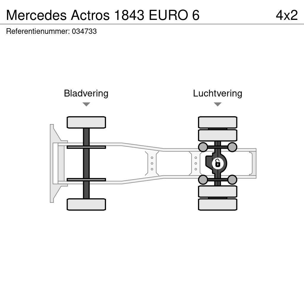 Mercedes-Benz Actros 1843 EURO 6 Traktorske jedinice