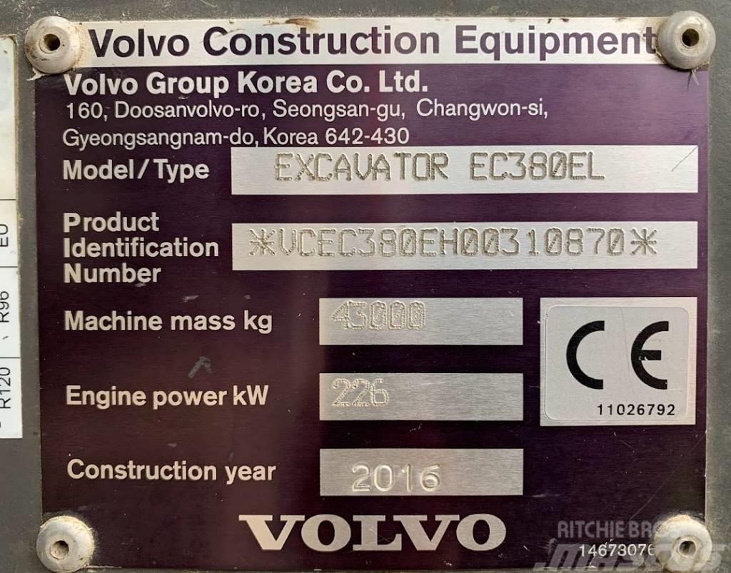 Volvo EC 380 EL Bageri gusjeničari