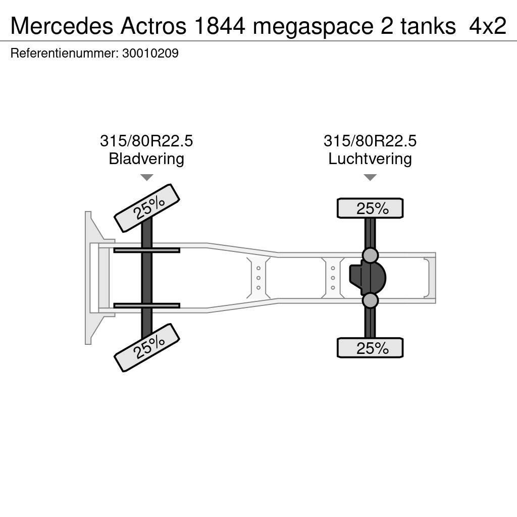 Mercedes-Benz Actros 1844 megaspace 2 tanks Traktorske jedinice