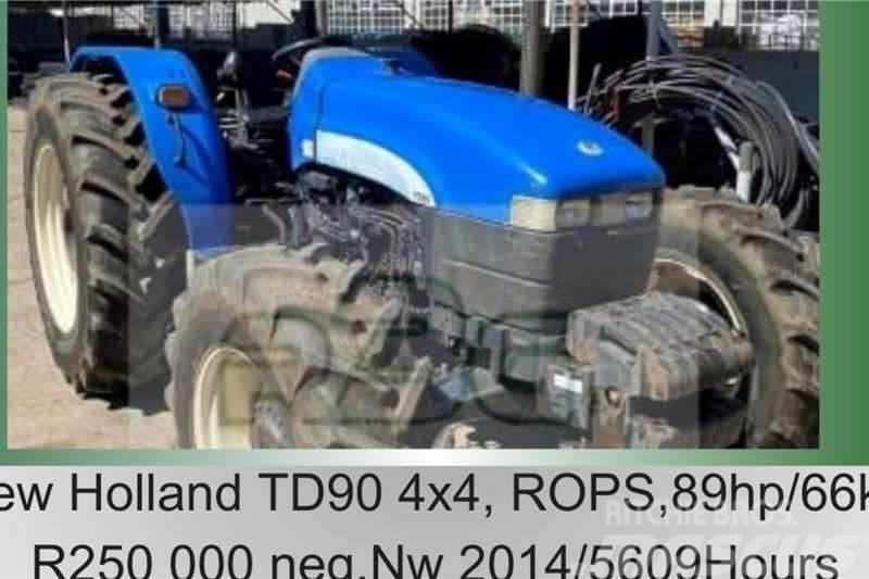 New Holland TD 90 - ROPS - 89hp / 66kw Traktori