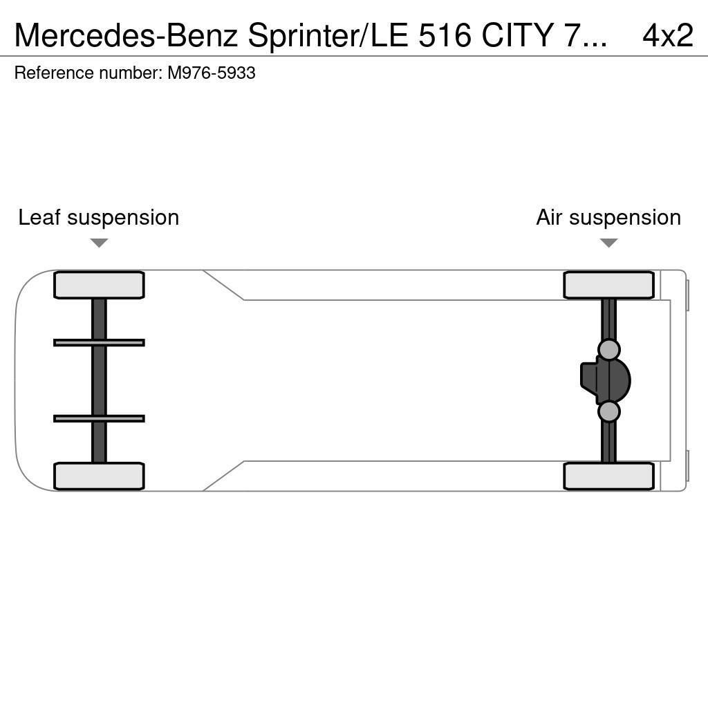 Mercedes-Benz Sprinter/LE 516 CITY 7 PCS AVAILABLE / PASSANGERS City buses