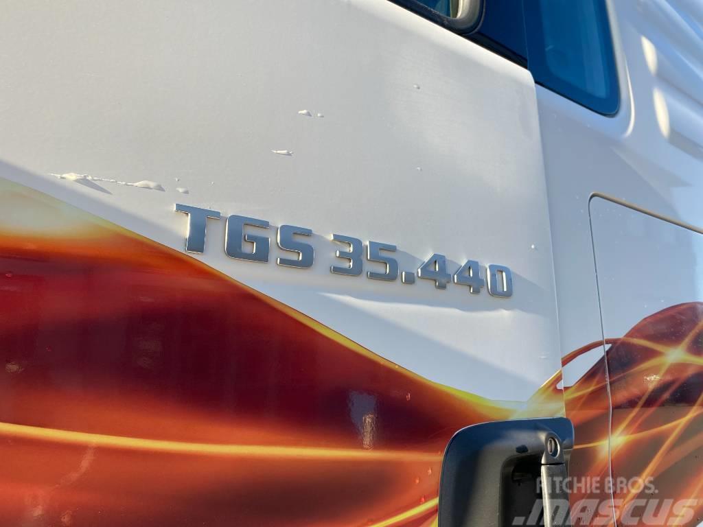 MAN TGS 35.440 8x4-4 BL Hyvalift Koukkulaite Rol kiper kamioni s kukama za dizanje