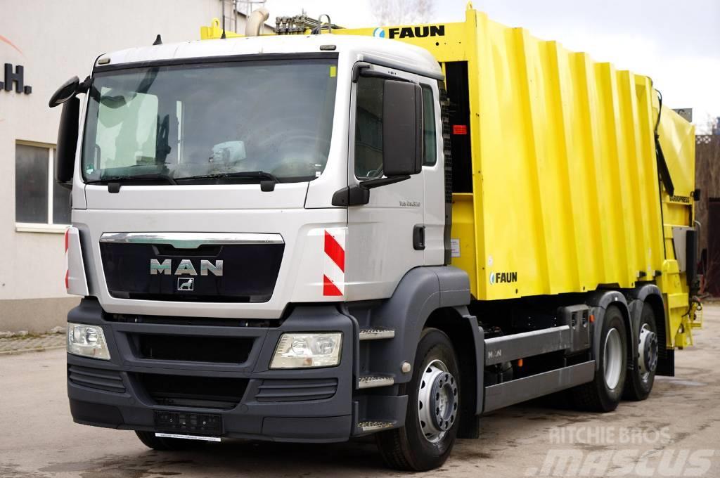 MAN TGS trzyosiowa śmieciarka FAUN 524 m3 EURO 5 Kamioni za otpad