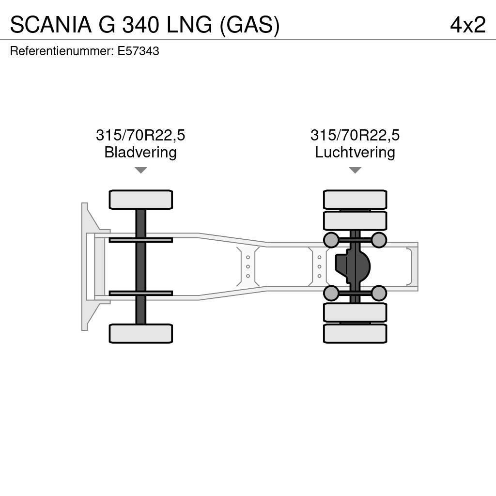 Scania G 340 LNG (GAS) Traktorske jedinice