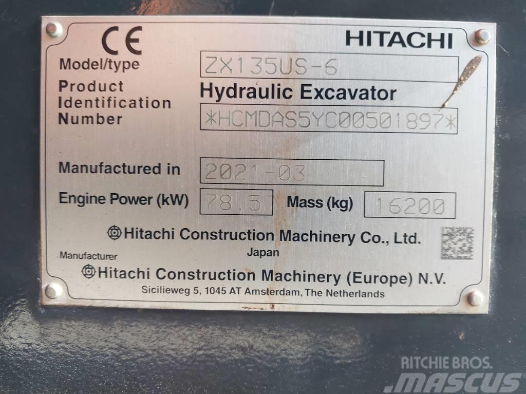Hitachi ZX 135 US-6 Bageri gusjeničari