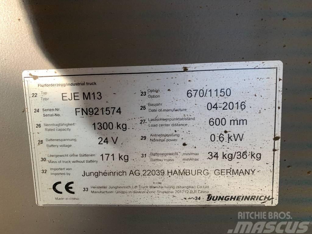 Jungheinrich EJE M13 Nisko podizni električni viličar
