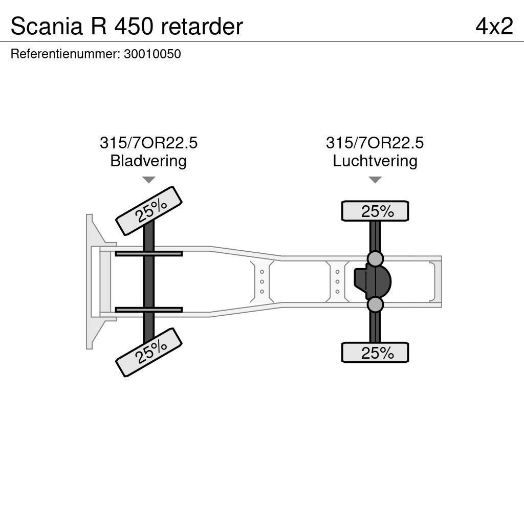 Scania R 450 retarder Traktorske jedinice