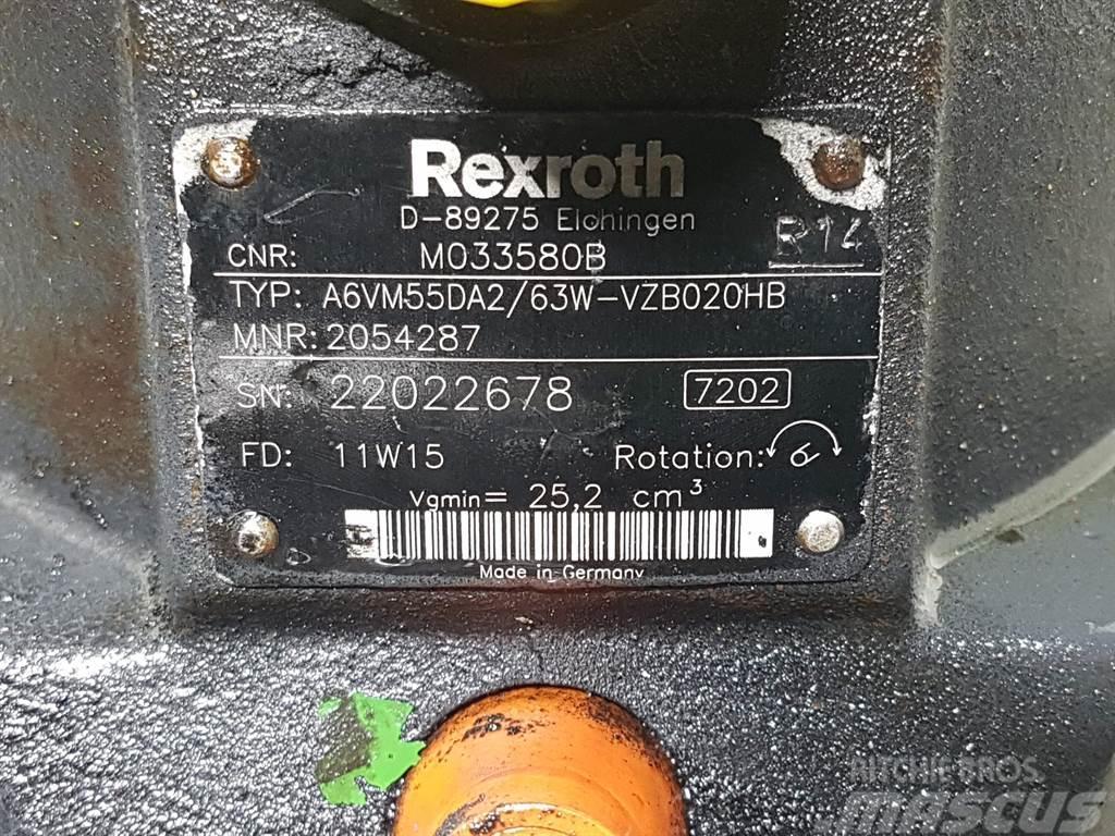 Rexroth A6VM55DA2/63W-MO33580B / R902054287-Drive motor Hidraulika