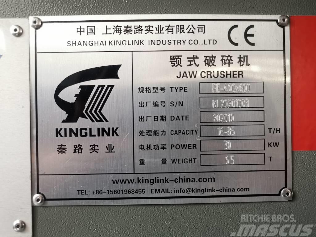 Kinglink Jaw Crusher PE400X600 (16X24) Drobilice