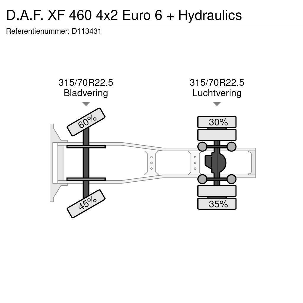 DAF XF 460 4x2 Euro 6 + Hydraulics Traktorske jedinice