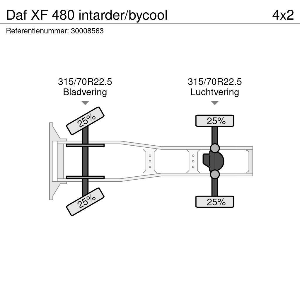 DAF XF 480 intarder/bycool Traktorske jedinice