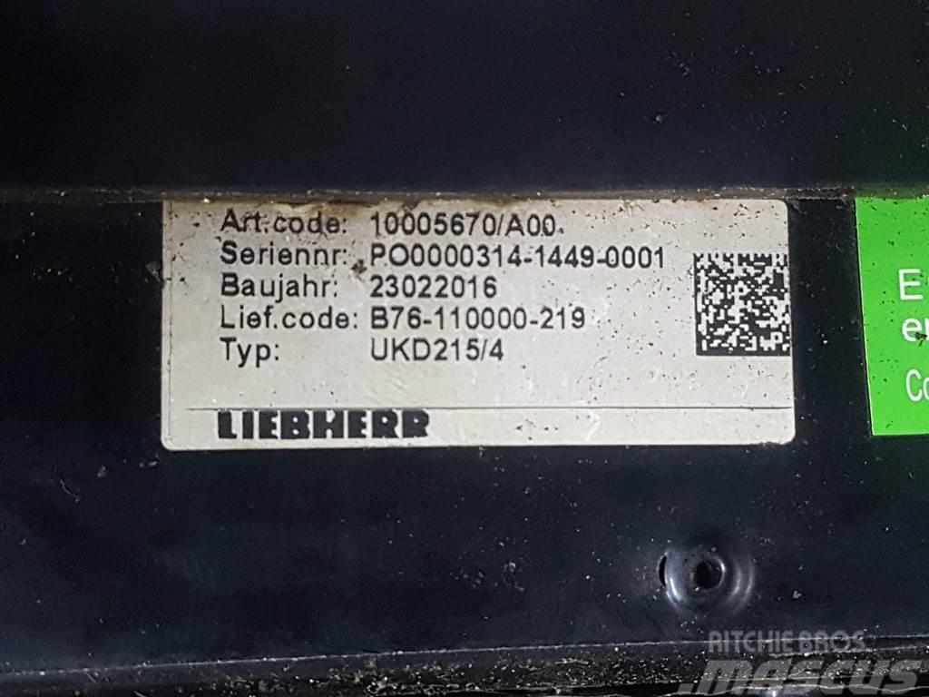 Liebherr A934C-10005670-UKD215/4-Airco condenser/Koeler Šasije I ovjese