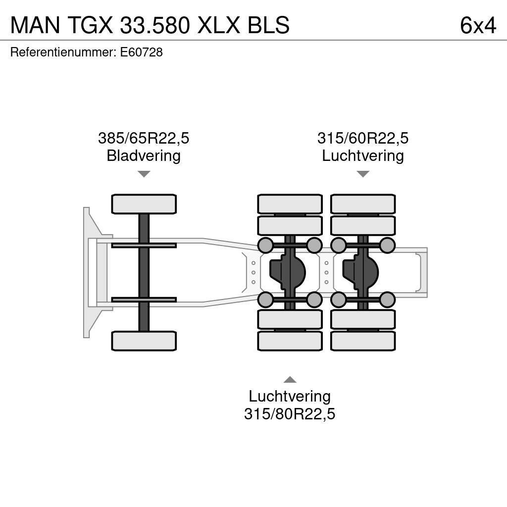 MAN TGX 33.580 XLX BLS Traktorske jedinice