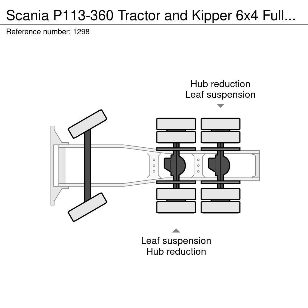 Scania P113-360 Tractor and Kipper 6x4 Full Steel Suspens Traktorske jedinice