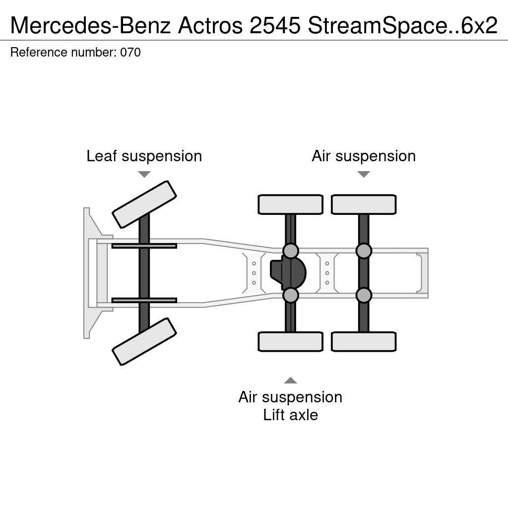 Mercedes-Benz Actros 2545 StreamSpace 6x2 / Liftachse / Euro 6 Traktorske jedinice