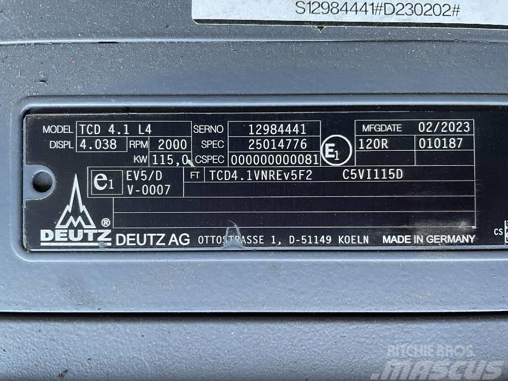 Deutz TCD4.1L4 - 105 kVA Stage V Generator - DPX-19011 Dizel agregati