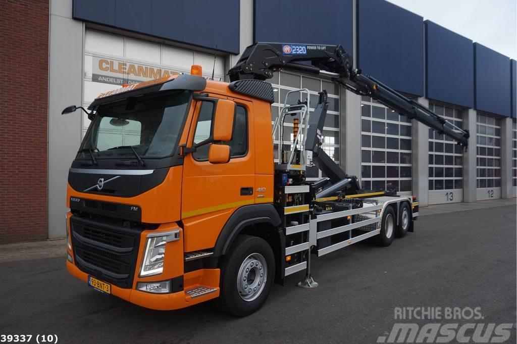 Volvo FM 410 HMF 23 ton/meter laadkraan Rol kiper kamioni s kukama za dizanje
