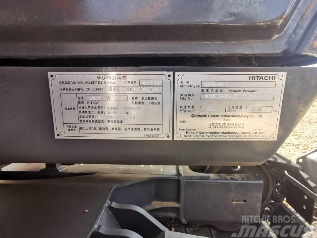 Hitachi ZX 70 Mini bageri <7t