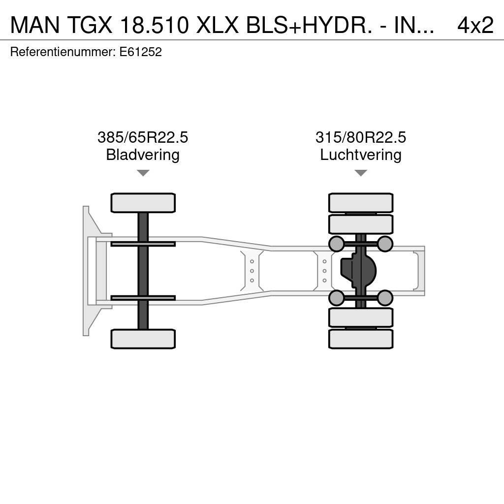 MAN TGX 18.510 XLX BLS+HYDR. - INTARDER Traktorske jedinice