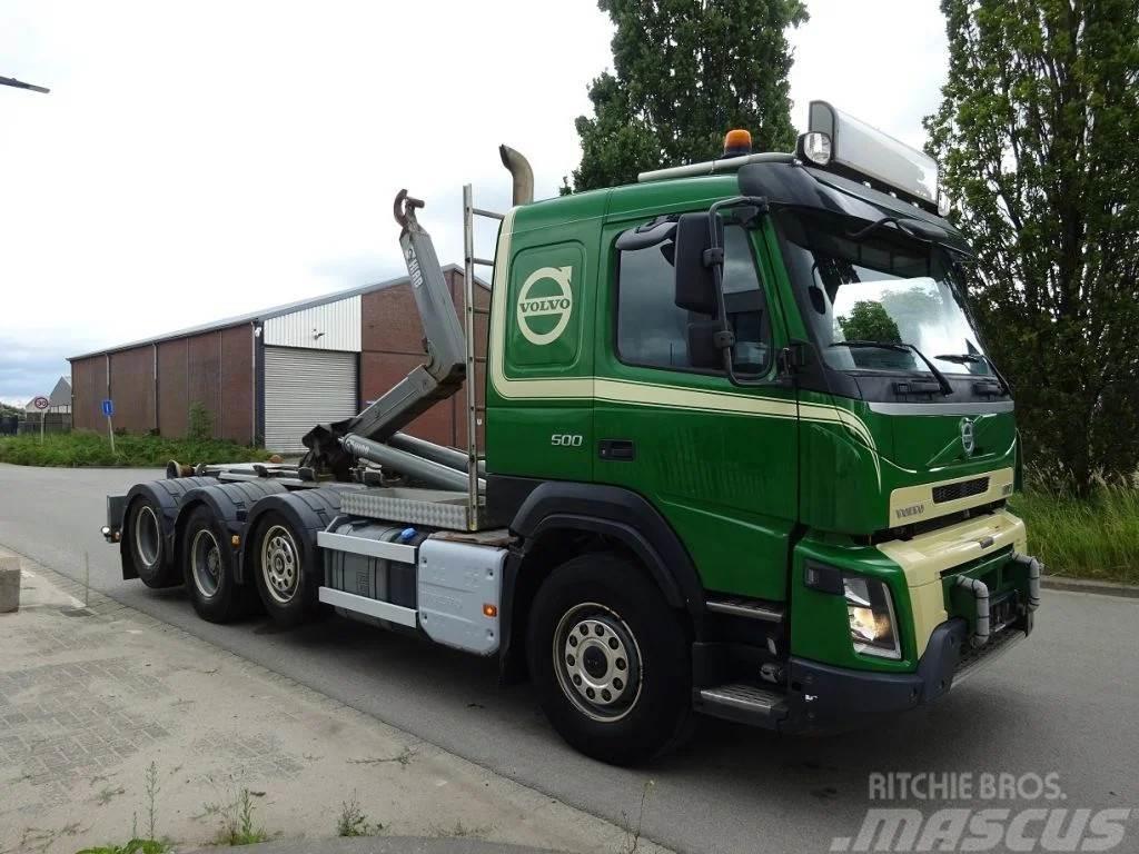 Volvo FMX 500 8X2 EURO 6 / HAAKSYSTEEM / PERFECT CONDITI Rol kiper kamioni s kukama za dizanje