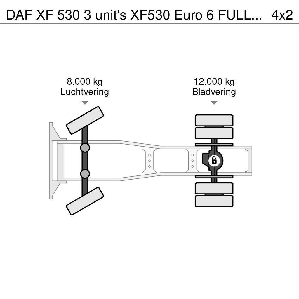 DAF XF 530 3 unit's XF530 Euro 6 FULL-SPOILER ZF-Intar Traktorske jedinice