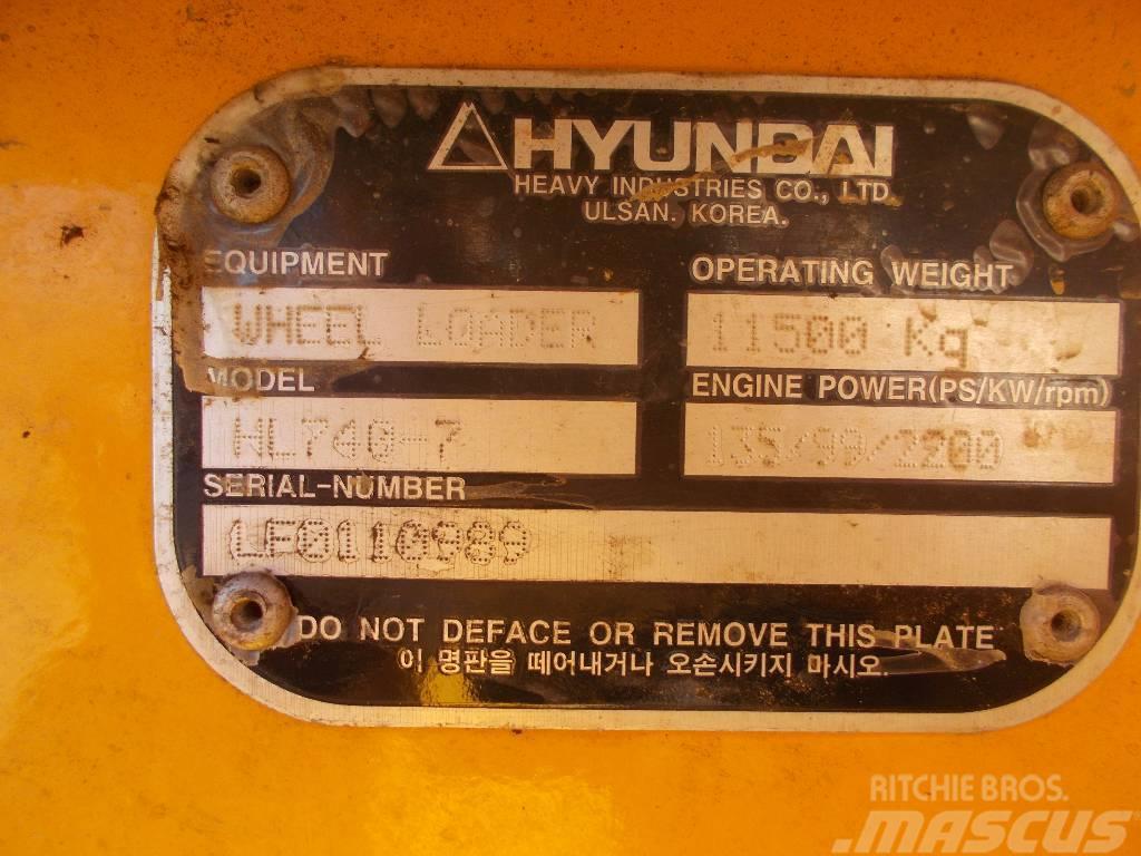 Hyundai HL 740-7 Utovarivači na kotačima
