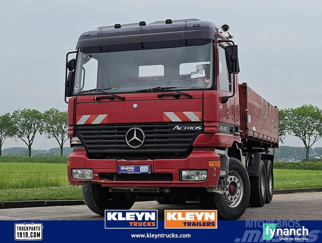 Mercedes-Benz ACTROS 2648 6x4 v8 manual Kiper kamioni