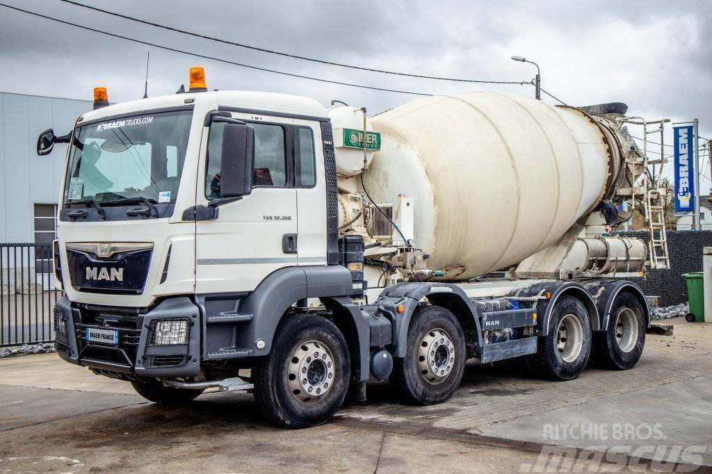 MAN TGS 32.360 BB+MIXER 9M³ Kamioni mikseri za beton