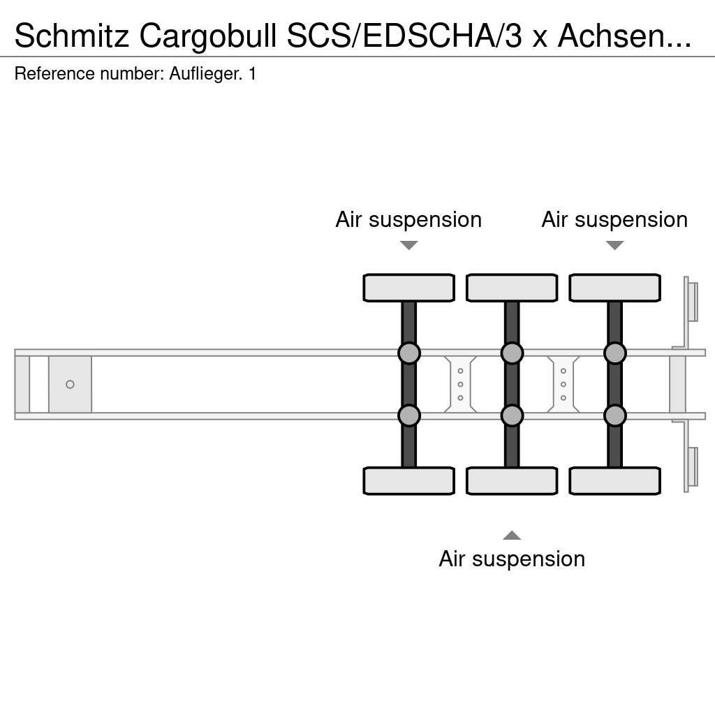 Schmitz Cargobull SCS/EDSCHA/3 x Achsen/Coli Poluprikolice sa ceradom