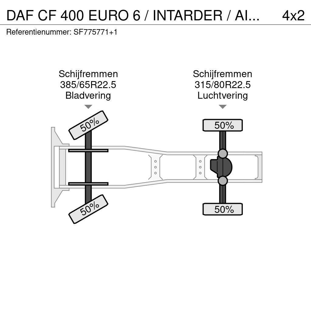 DAF CF 400 EURO 6 / INTARDER / AIRCO Traktorske jedinice