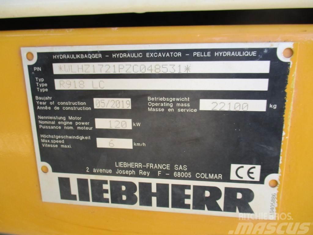 Liebherr R 918 Litronic Bageri gusjeničari