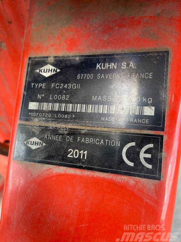 Kuhn FC 243 G II Uređaji za kosilice