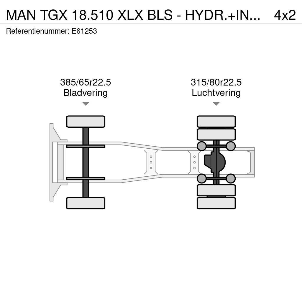 MAN TGX 18.510 XLX BLS - HYDR.+INTARDER Traktorske jedinice