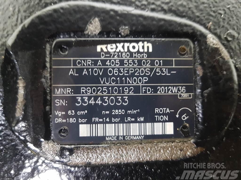 Rexroth ALA10VO63EP2DS/53L - Load sensing pump Hidraulika
