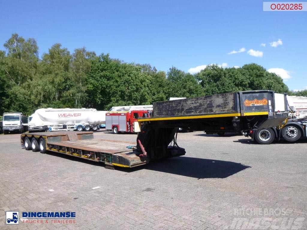 Nooteboom 3-axle lowbed trailer 33 t / extendable 8.5 m Nisko-utovarne poluprikolice