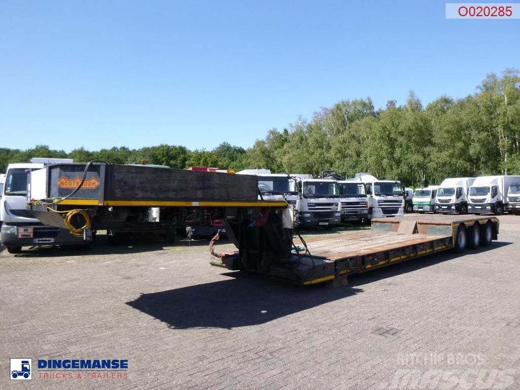 Nooteboom 3-axle lowbed trailer 33 t / extendable 8.5 m Nisko-utovarne poluprikolice