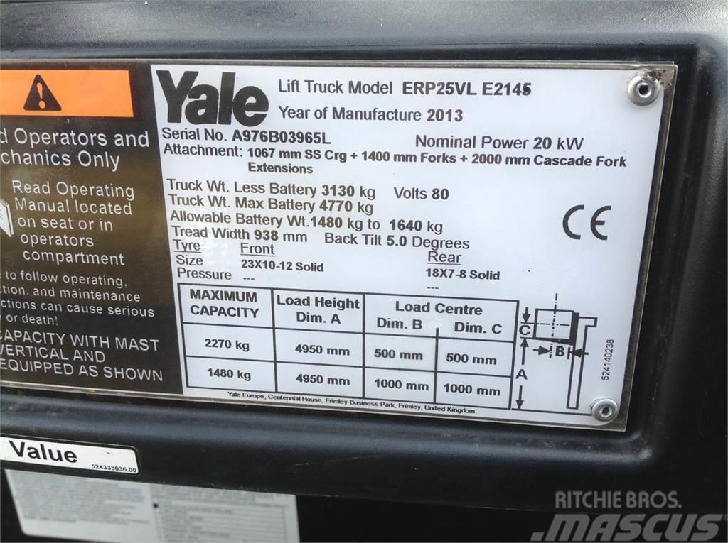Yale ERP 25 VL heftruck Električni viličari