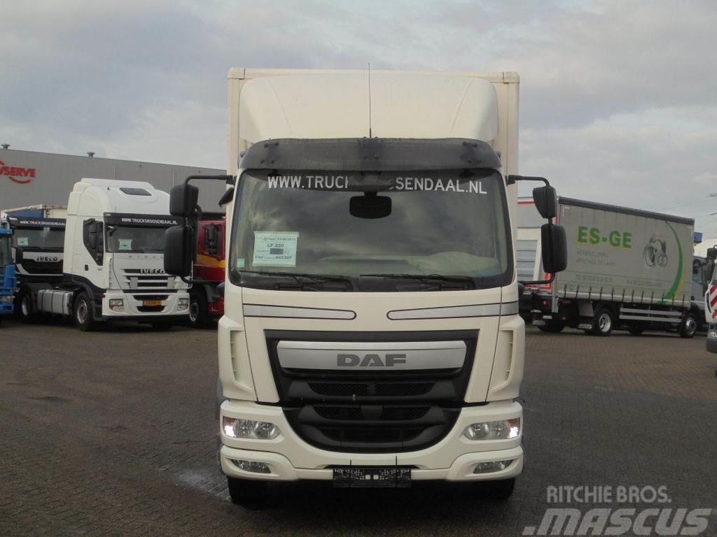 DAF LF 220 + Euro 6 + Dhollandia Lift+16 tons + Discou Sanduk kamioni