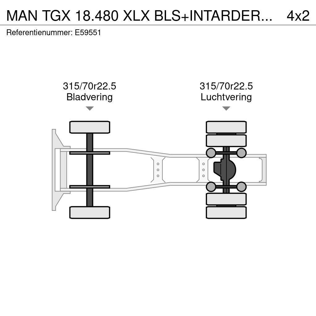 MAN TGX 18.480 XLX BLS+INTARDER+E5 Traktorske jedinice