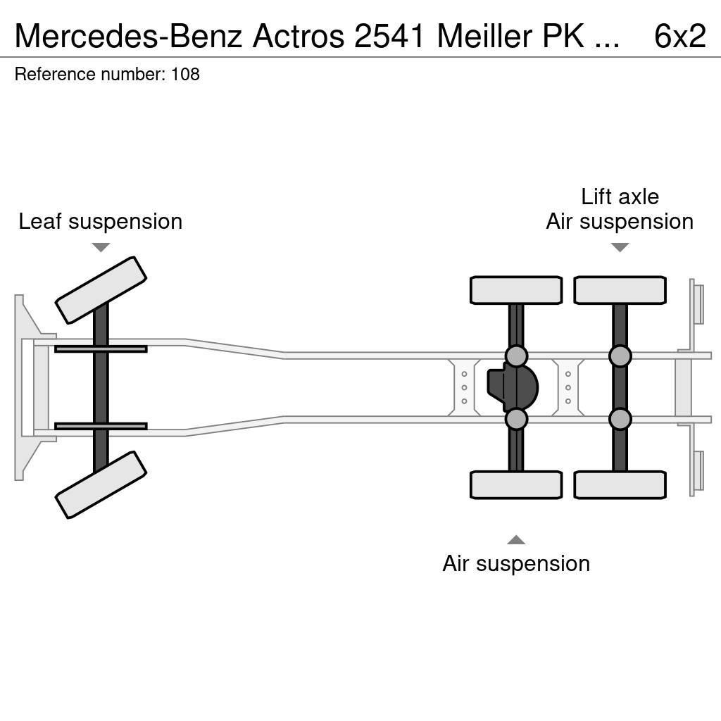 Mercedes-Benz Actros 2541 Meiller PK 20.65/Retarder/Liftachse Rol kiper kamioni s kukama za dizanje