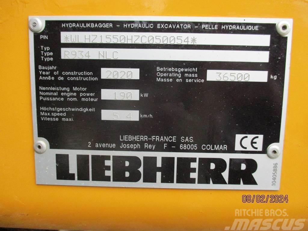 Liebherr R 934 Litronic Bageri gusjeničari