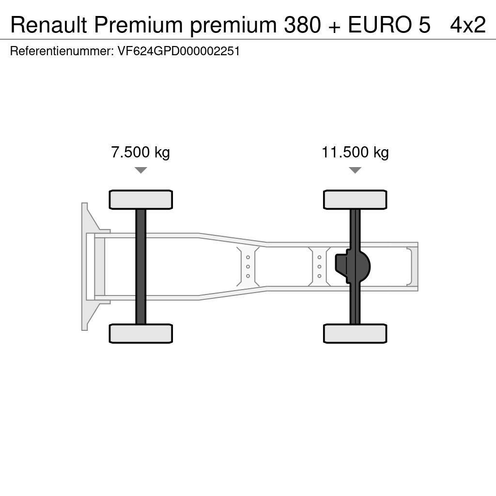 Renault Premium premium 380 + EURO 5 Traktorske jedinice