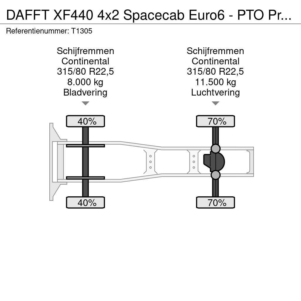 DAF FT XF440 4x2 Spacecab Euro6 - PTO Prep - Alcoa Rim Traktorske jedinice