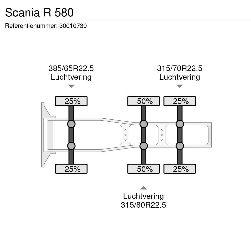 Scania R 580 Traktorske jedinice