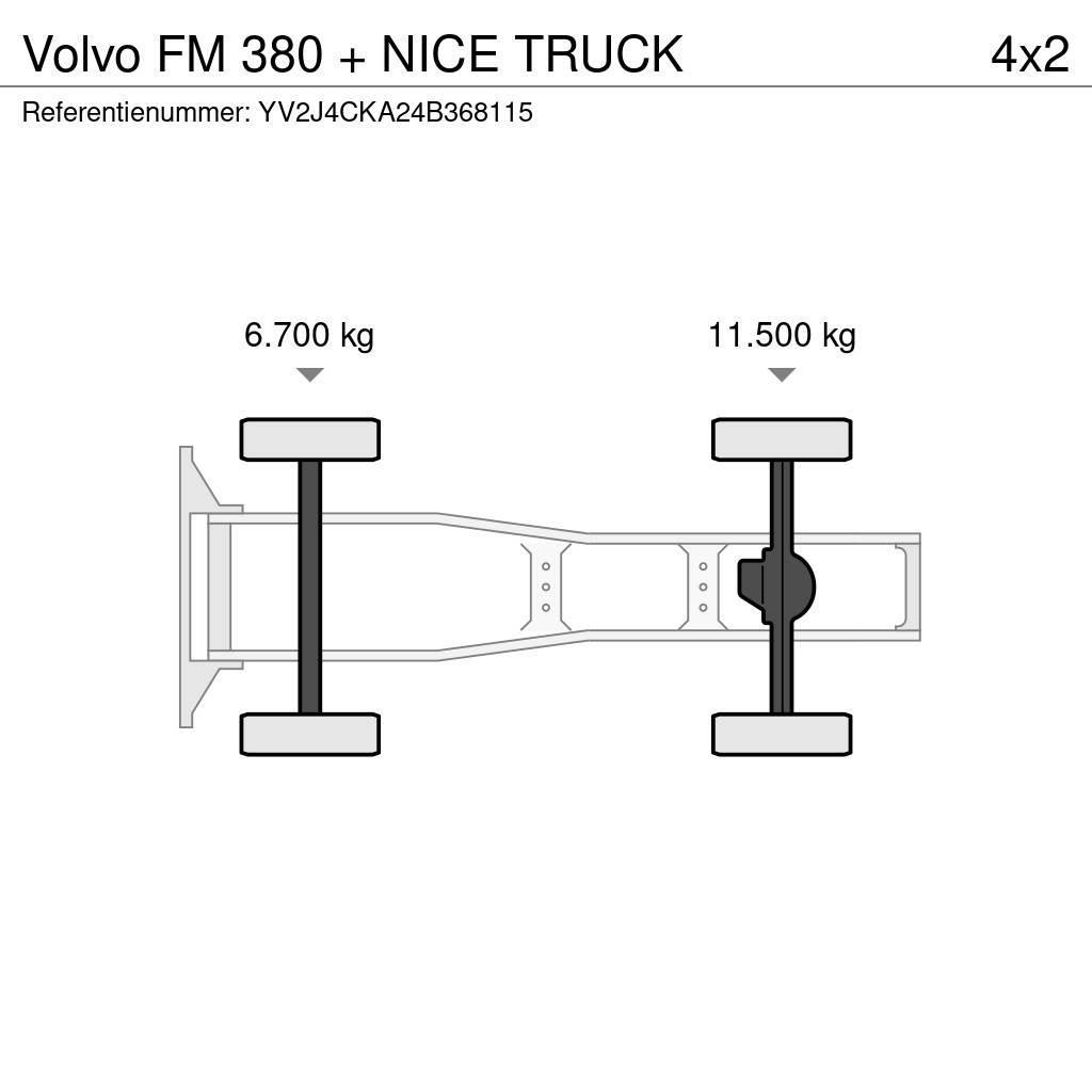 Volvo FM 380 + NICE TRUCK Traktorske jedinice