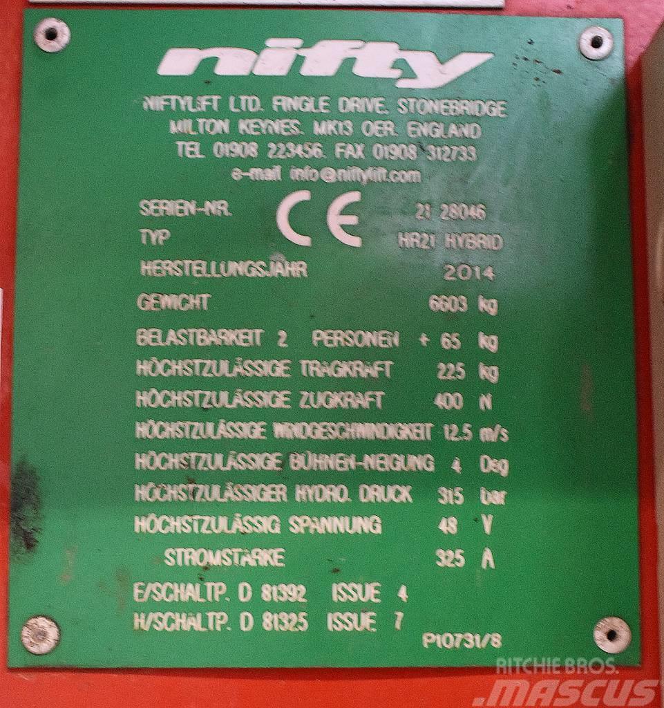 Niftylift BS2191 - HR21 Zglobne podizne platforme