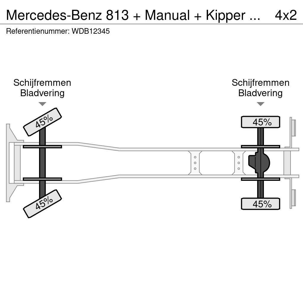 Mercedes-Benz 813 + Manual + Kipper + 4x4 Kiper kamioni