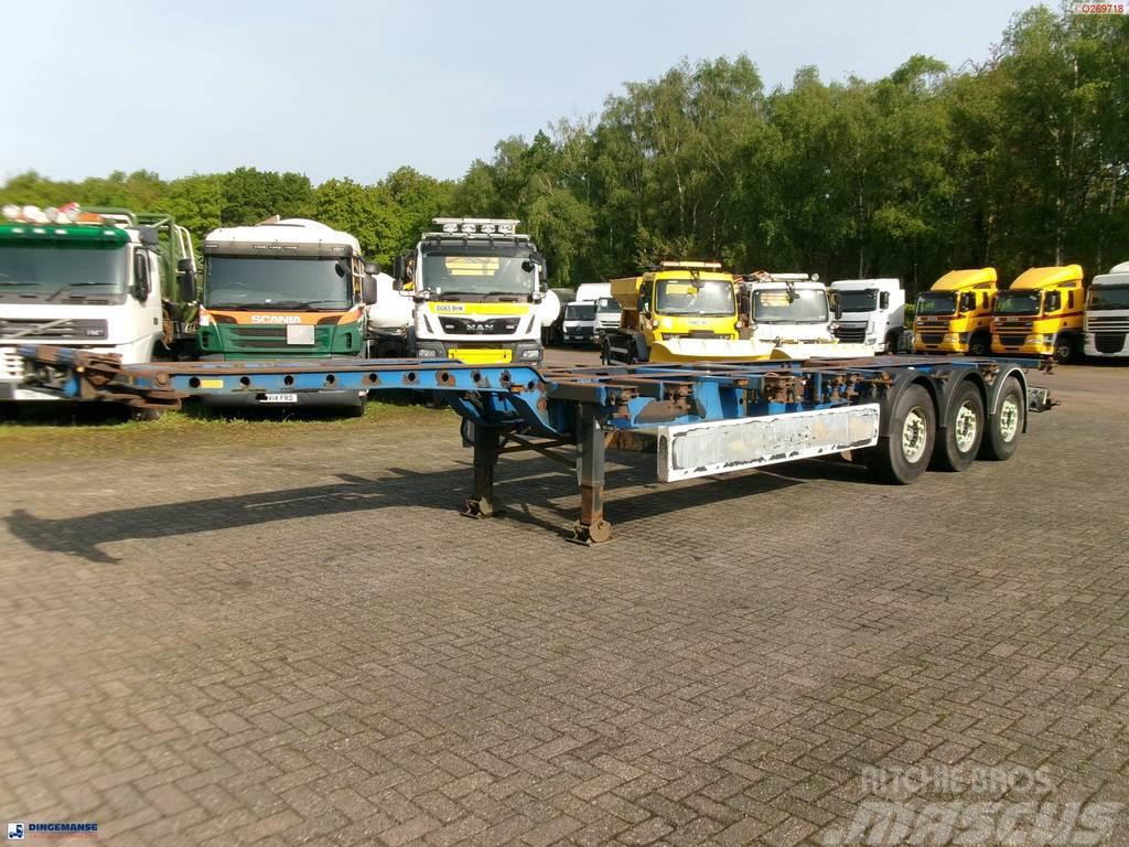 Krone 3-axle container trailer 20-30-40-45 ft SDC27 Kontejnerske poluprikolice