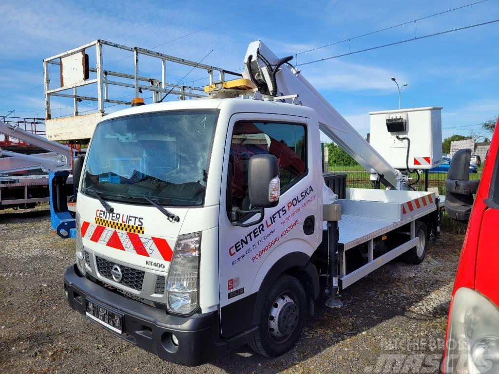 Multitel 160ALU DS -16m Nissan NT400 bucket truck boom lift Auto košare